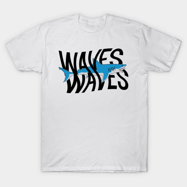 WAVES Shark Week T-Shirt by nabilamustopa